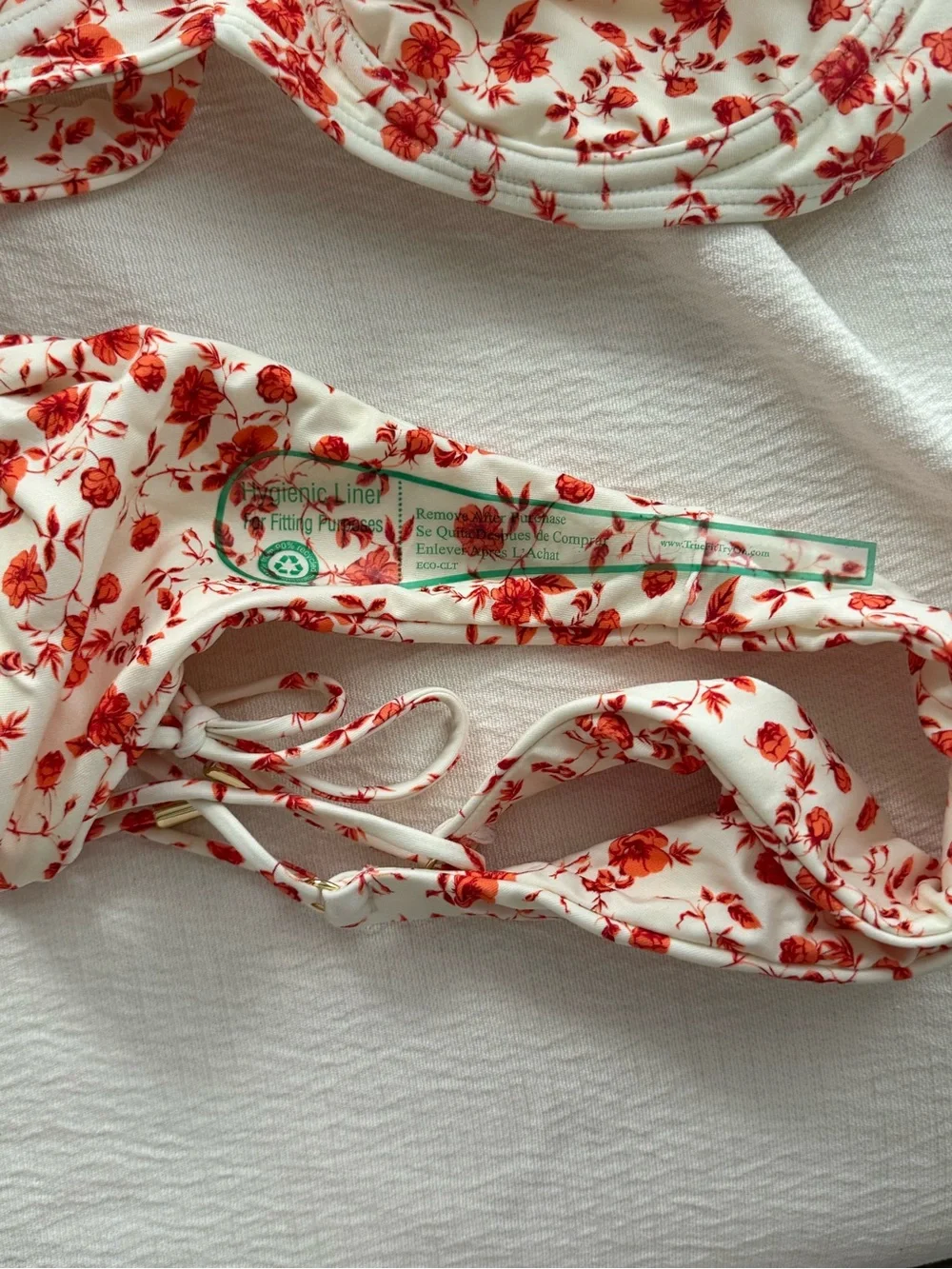 NWT Monday Swimwear sunrise floral bikini